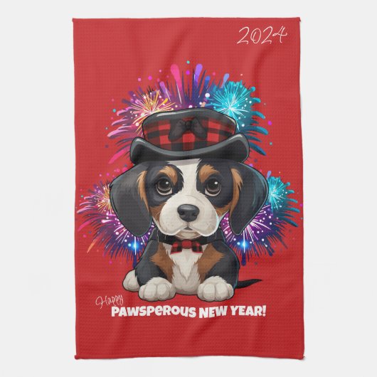 Linge De Cuisine Année de Woofs! (Vertical)