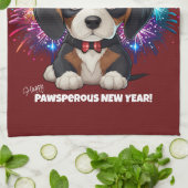 Linge De Cuisine Année de Woofs! (Plié)
