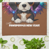 Linge De Cuisine Année de Woofs! (Plié)