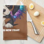 Linge De Cuisine Année de Woofs! (Quart Plié)