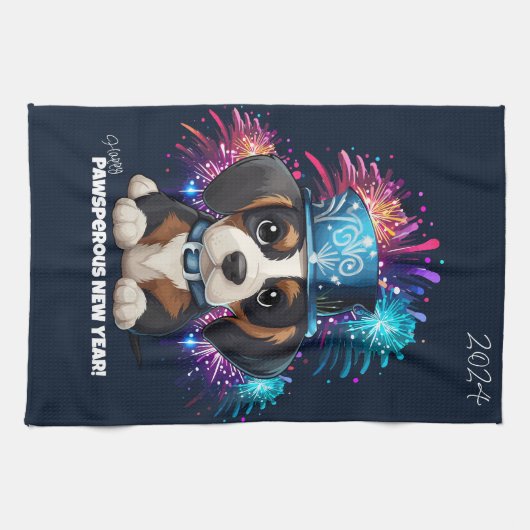 Linge De Cuisine Année des bois ! (Horizontal)