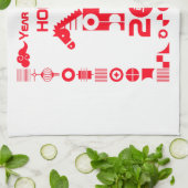 Linge De Cuisine Année du cheval 2026 (Plié)