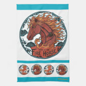 Linge De Cuisine Année du Cheval de Feu (Vertical)