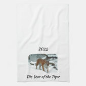 Linge De Cuisine Année élégante du Tigre 2022 (Vertical)