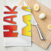 Linge De Cuisine Anniversaire allemand Hakuna Matata Art Imprimer (Quart Plié)