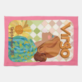 Linge De Cuisine Anniversaire Personnalisable Virgo Zodiac Tea Towe (Horizontal)