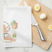 Linge De Cuisine anniversaire rustique chic et moderne (Quart Plié)