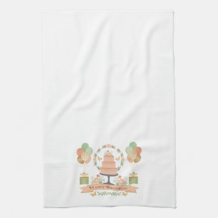 Linge De Cuisine anniversaire rustique chic et moderne