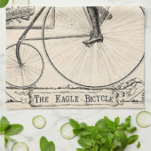 Linge De Cuisine Annonce victorienne de bicyclette de Pennyfarthing (Plié)