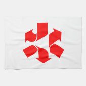 Linge De Cuisine Annuler le recyclage du symbole (Horizontal)