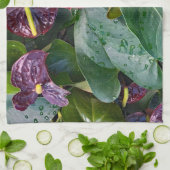 Linge De Cuisine Anthuriums (Plié)