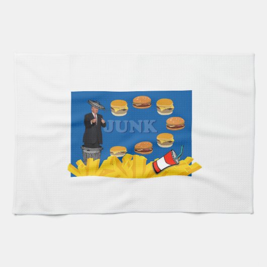 Linge De Cuisine Anti Trump / Junk, (Horizontal)