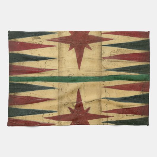 Linge De Cuisine Antique Backgammon Game Board par Ethan Harper (Horizontal)