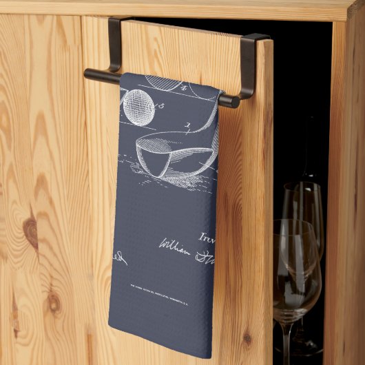 Linge De Cuisine Antique Golf Club 1900, Brevet (Pliage en tiers)