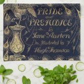 Linge De Cuisine Antique Jane Austen Fierté et préjugé Peacock (Plié)