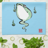 Linge De Cuisine Antique Origine Histoire Grumpy Frog Japonais Toad (Plié)