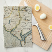 Linge De Cuisine Antique vieille carte inspirée (7) (Quart Plié)