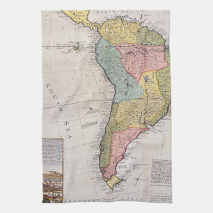 Linge De Cuisine Antique vieille carte inspirée (8)