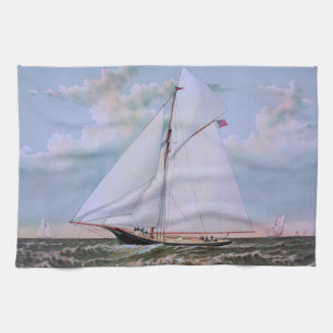 Linge De Cuisine Antique voilier Slot Yacht Voilier Ocean