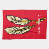 Linge De Cuisine Apache Feathers Thunder_Cove (Horizontal)