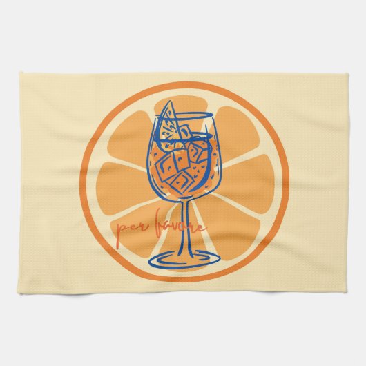 Linge De Cuisine Aperol S'il Vous Plaît (Horizontal)