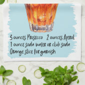 Linge De Cuisine Aperol Spritz Cocktail Recette (Plié)