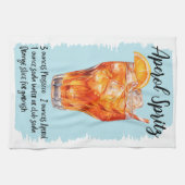 Linge De Cuisine Aperol Spritz Cocktail Recette (Horizontal)