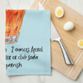 Linge De Cuisine Aperol Spritz Cocktail Recette (Quart Plié)