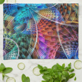 Linge De Cuisine Apophyse Abstraite Fractale X (Plié)