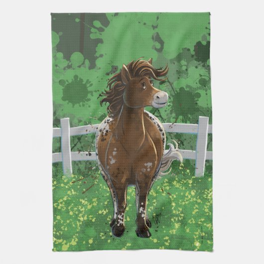 Linge De Cuisine Appaloosa Pony (Vertical)