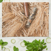 Linge De Cuisine Appel Mallard Drake de canard chassant la (Plié)