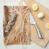 Linge De Cuisine Appel Mallard Drake de canard chassant la (Quart Plié)