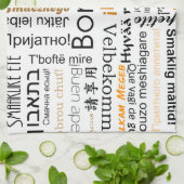 Linge De Cuisine Appetit de fève dans d'autres langues - orange (Plié)