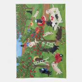Linge De Cuisine Apple cultivent la peinture de Labradors (Vertical)