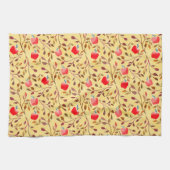 Linge De Cuisine Apple Orchard rouge (Horizontal)