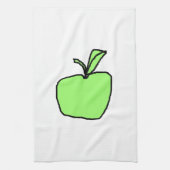 Linge De Cuisine Apple vert (Vertical)