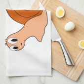 Linge De Cuisine Apportez-le facilement mignon escargot de dessin (Quart Plié)