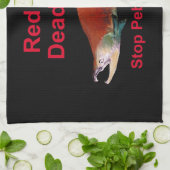 Linge De Cuisine Après Saumon - Arrêter la mine de galets (Plié)