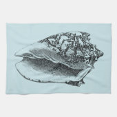 Linge De Cuisine Aqua Conch Shell (Horizontal)