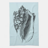 Linge De Cuisine Aqua Conch Shell (Vertical)