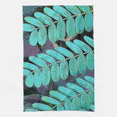 Linge De Cuisine Aqua Feuilles (Vertical)