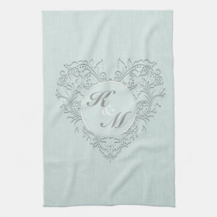 Linge De Cuisine Aqua HeartyChic