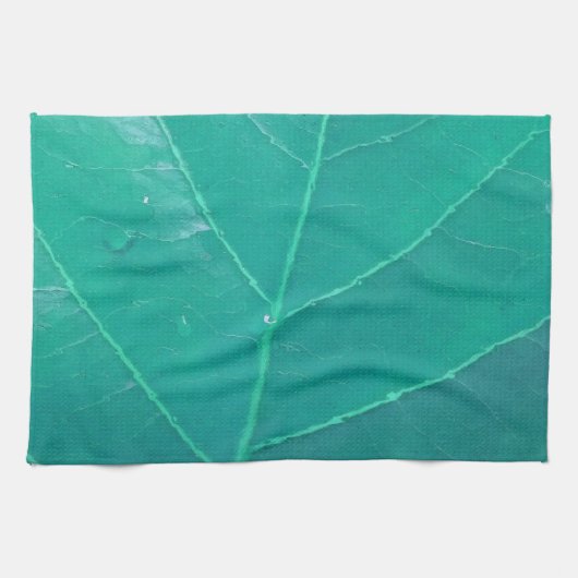 Linge De Cuisine Aqua Leaf (Horizontal)