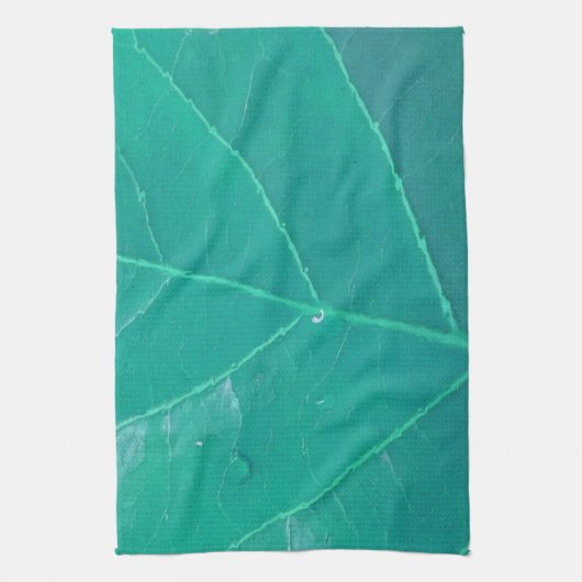 Linge De Cuisine Aqua Leaf (Vertical)