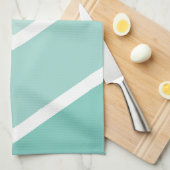 Linge De Cuisine Aqua Ombré Chevron (Quart Plié)