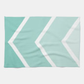 Linge De Cuisine Aqua Ombré Chevron (Horizontal)