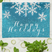 Linge De Cuisine Aqua White (Plié)