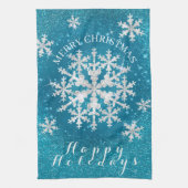 Linge De Cuisine Aqua White (Vertical)