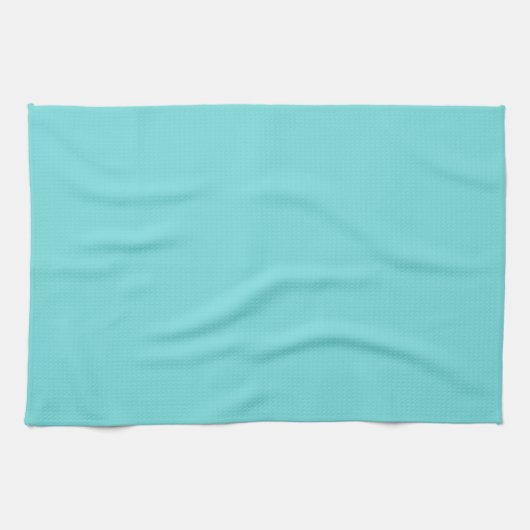 Linge De Cuisine Aquamarine solide (Horizontal)