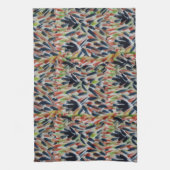 Linge De Cuisine Aquarelle Abstraite Abstraite (Vertical)